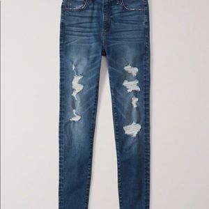 Abercrombie and Fitch distressed jeans
